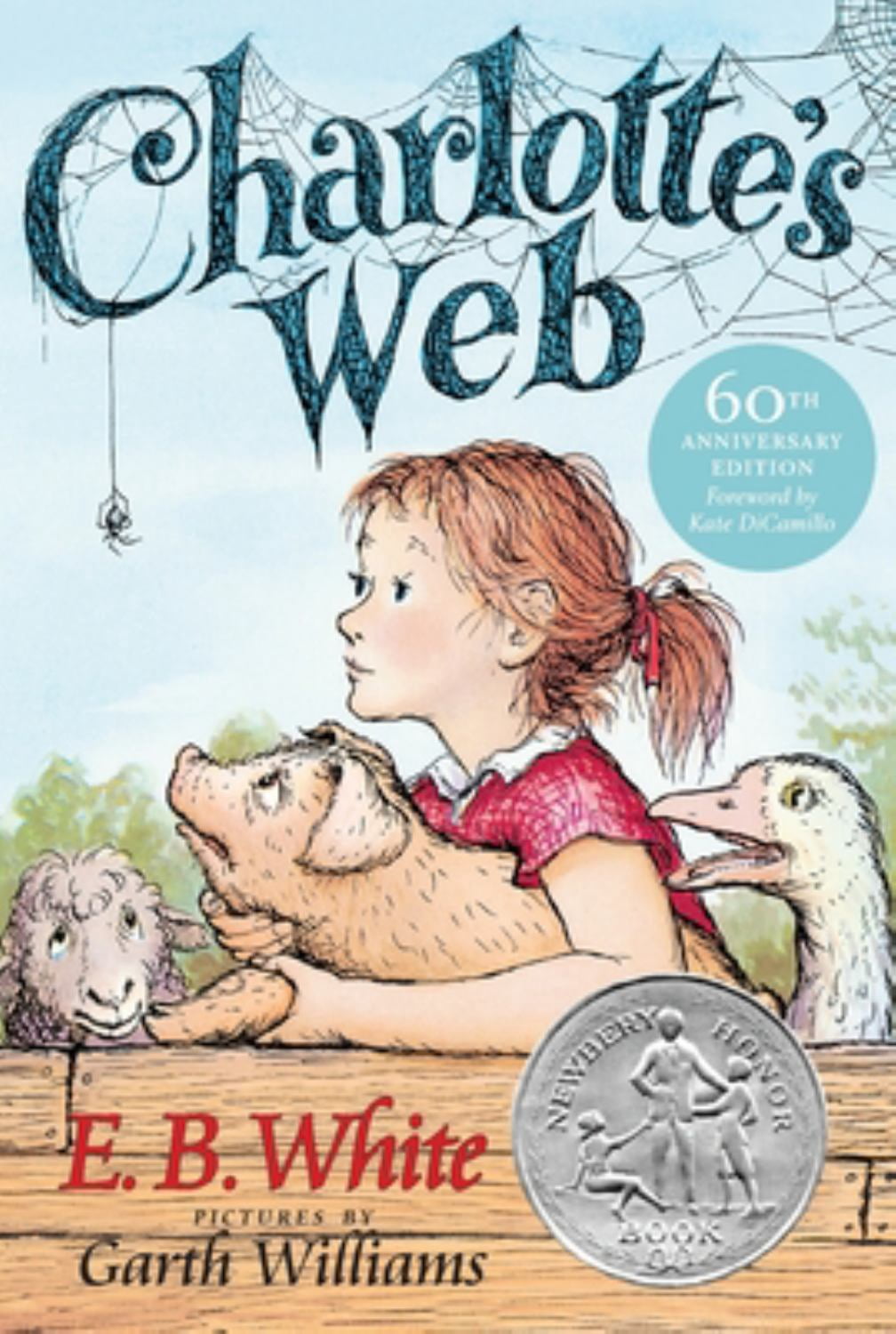 Charlotte's Web by E. B. White (Paperback) book cover