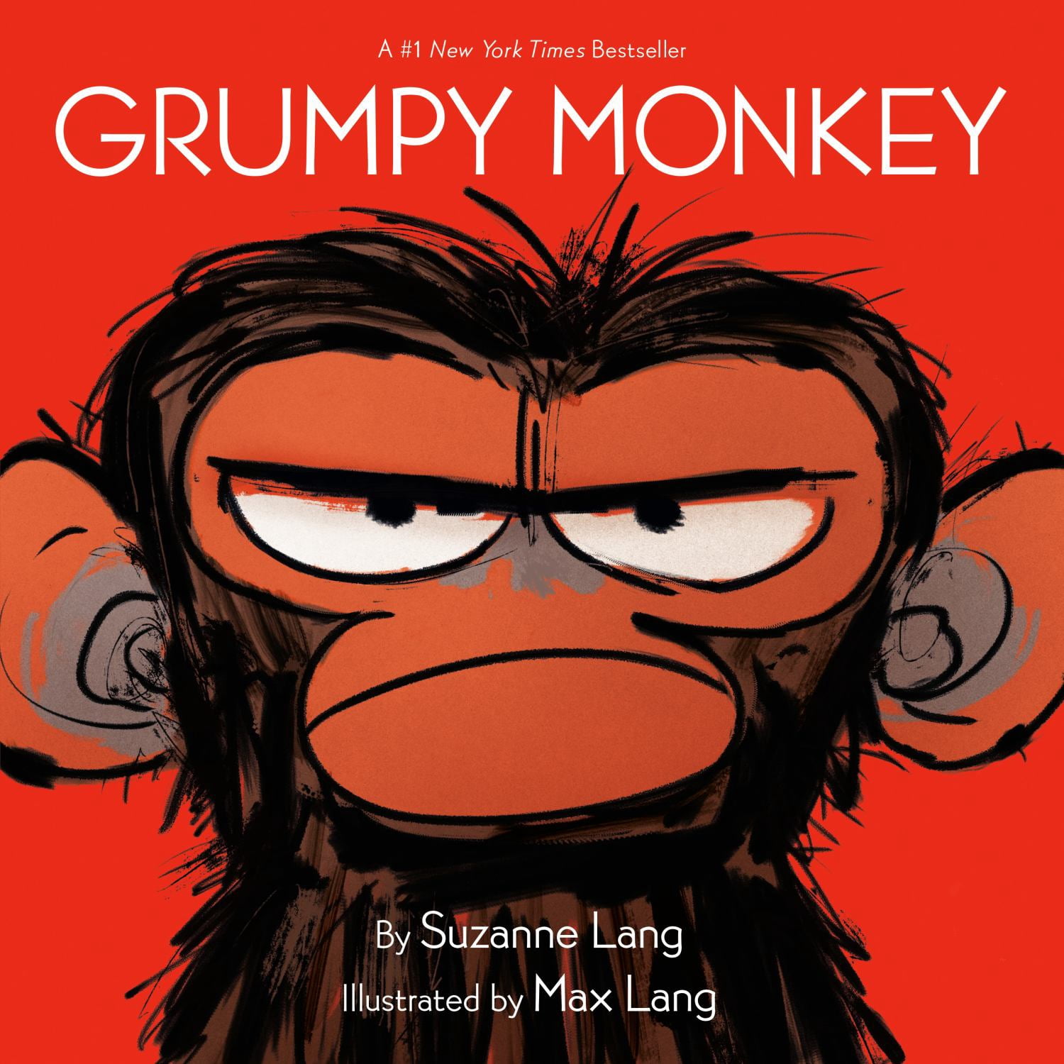 Grumpy Monkey by Suzanne Lang (Hardcover) book cover