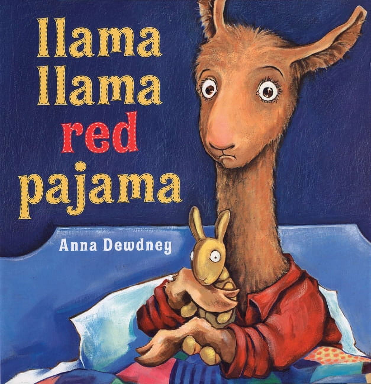 Llama Llama Red Pajama by Anna Dewdney (Hardcover) book cover