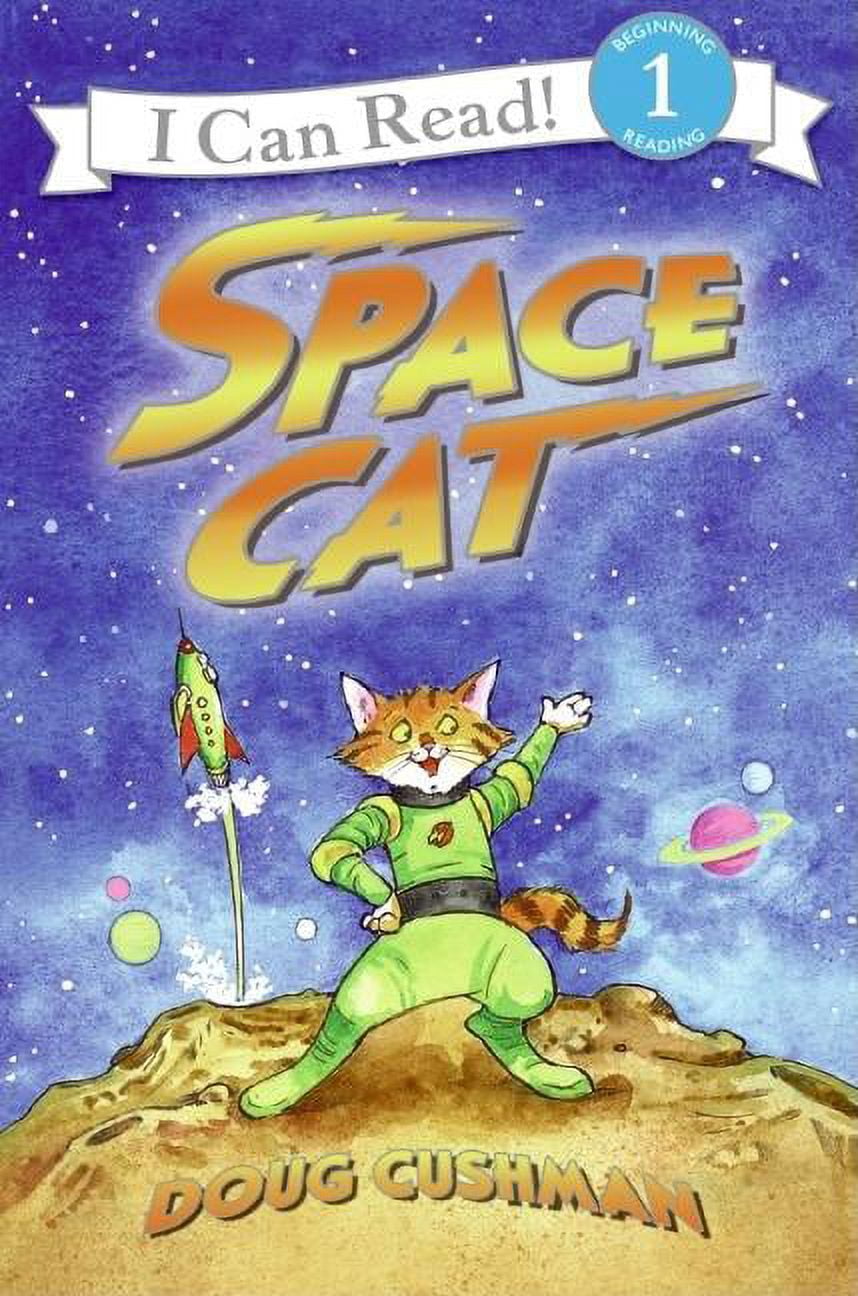 Space Cat by Doug Cushman (Paperback) book cover