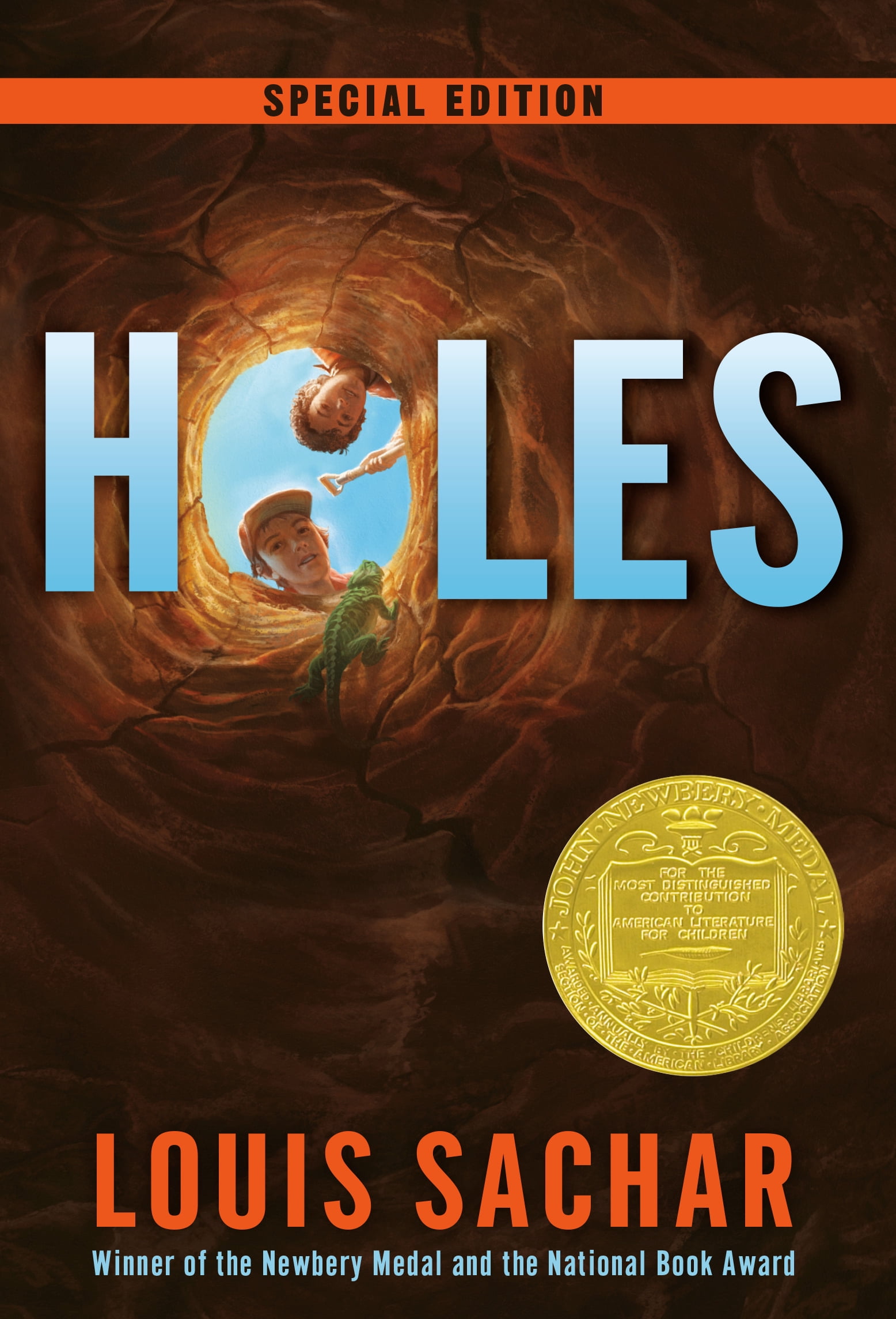 Holes by Louis Sachar (Paperback) book cover