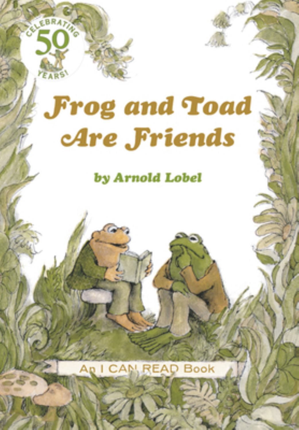 Frog and Toad Are Friends by Arnold Lobel (Paperback) book cover